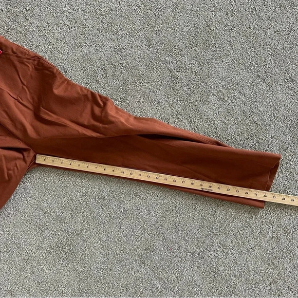 Spanx On The Go Ankle Slim Straight Pant Bronze Glow Size XL #20365R - Picture 7 of 7